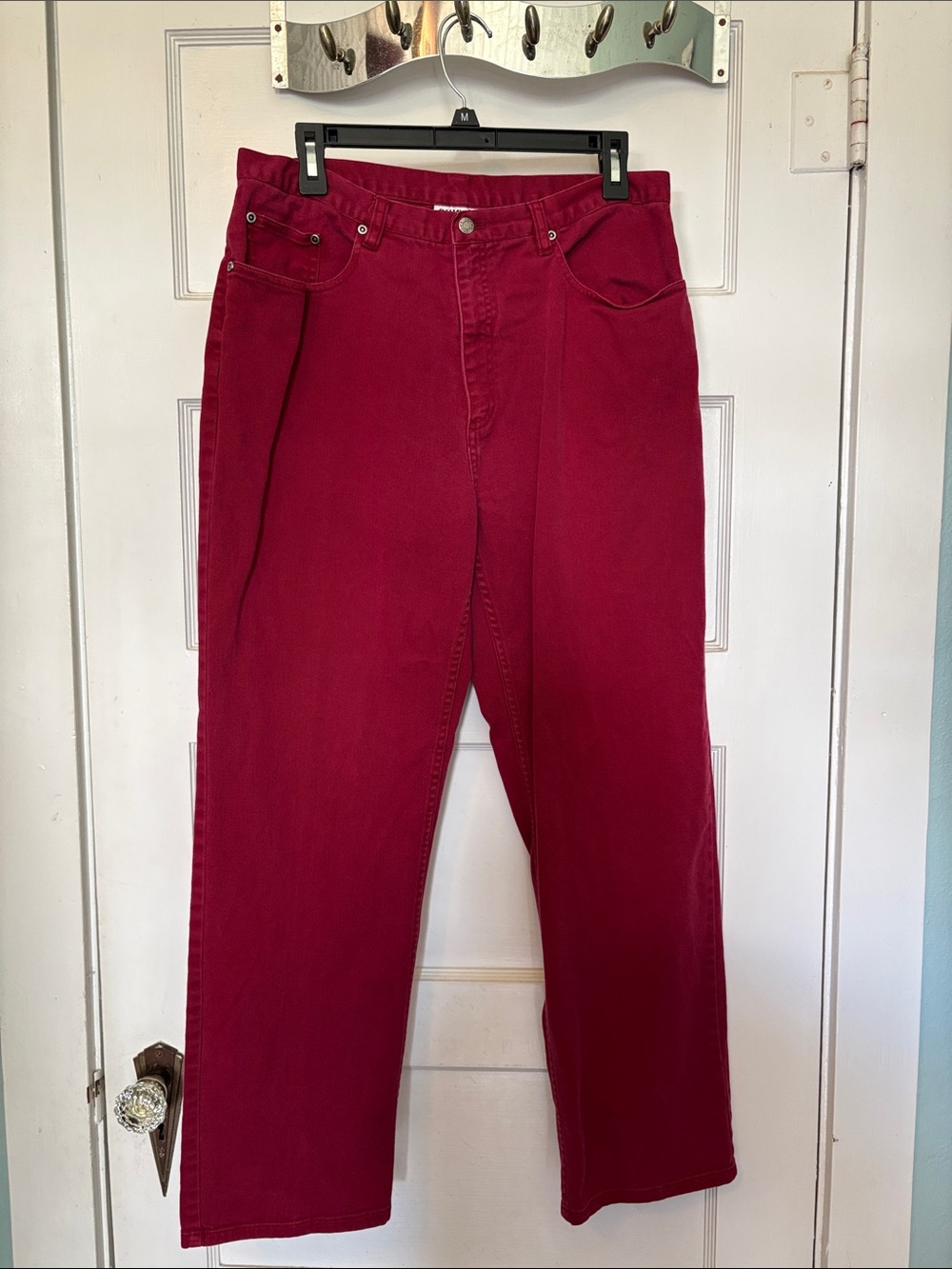Chico’s Women’s Red Straight Leg Jeans Size 2.5 (US 14)